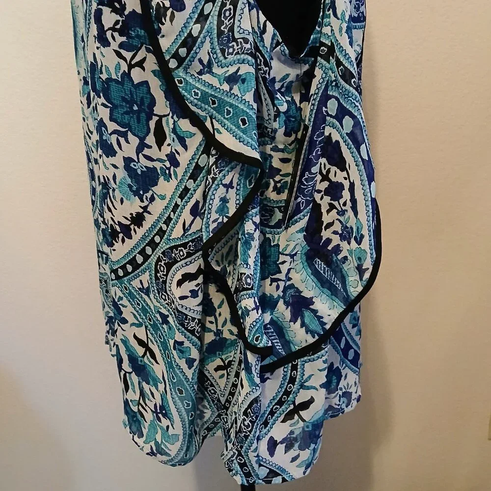 NWT ALYX Floral Paisley Sleeveless Women's Blouse Size 3X - Picture 3 of 4